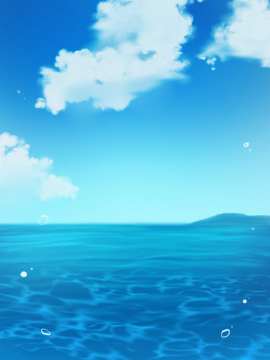 背景イラスト 夏の青い海 Pandorapartyproject
