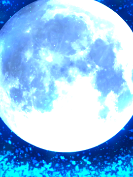 背景イラスト 青い月 Pandorapartyproject